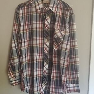 Vintage men's plaid shirt